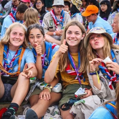 Trijn Nyckees Gidsen op internationaal kamp