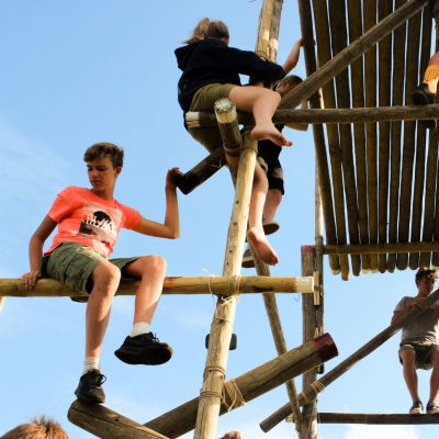 Scouts op sjorring