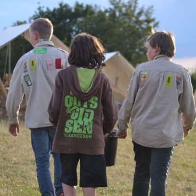 Scouts in scoutstrui