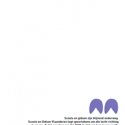 cover van de brochure spoortekens langetermijn visie