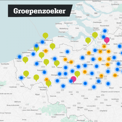 Groepenzoeker screenshot