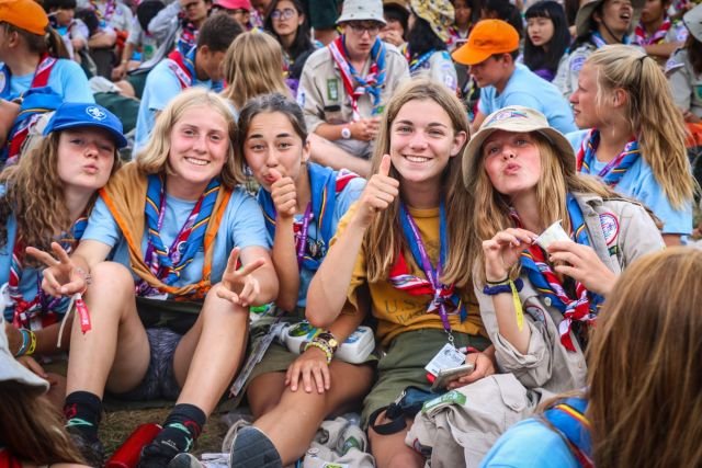 Trijn Nyckees Gidsen op internationaal kamp