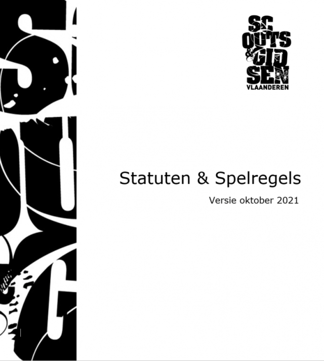 cover van de brochure spelregels en statuten