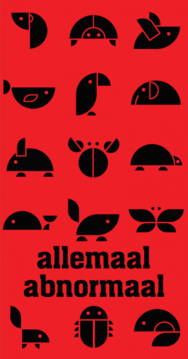 Logo jaarthema allemaal abnormaal