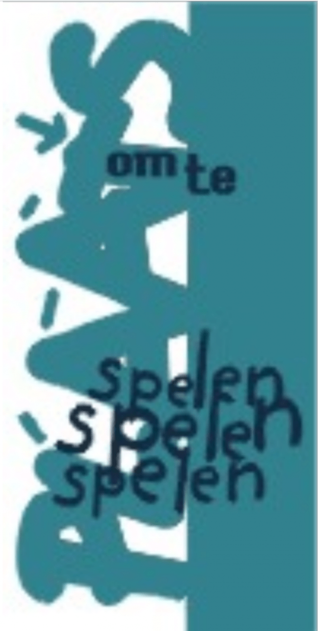 Logo jaarthema plaats om te spelen