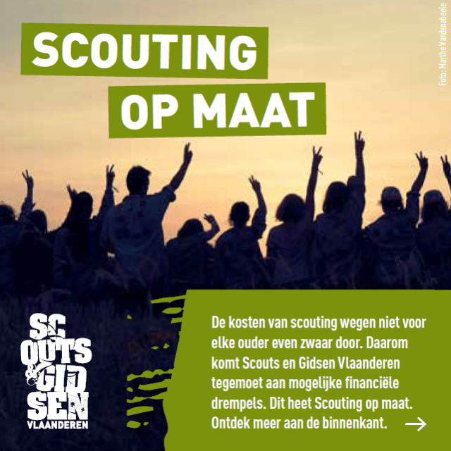 cover flyer scouting op maat