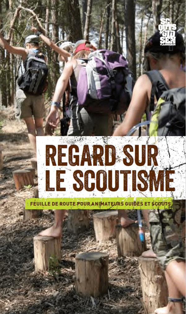 cover van het boekje Regard sur le scoutisme