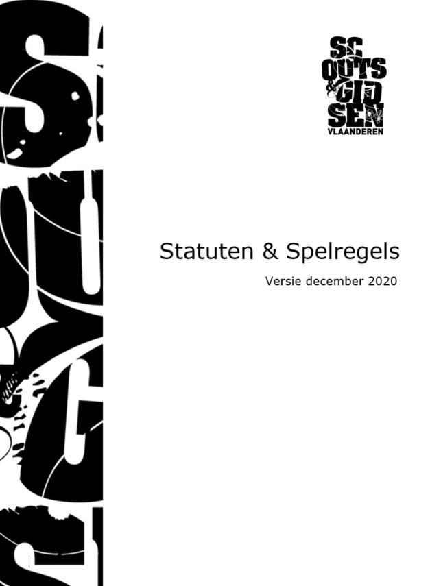 cover van de publicatie spelregels en statuten