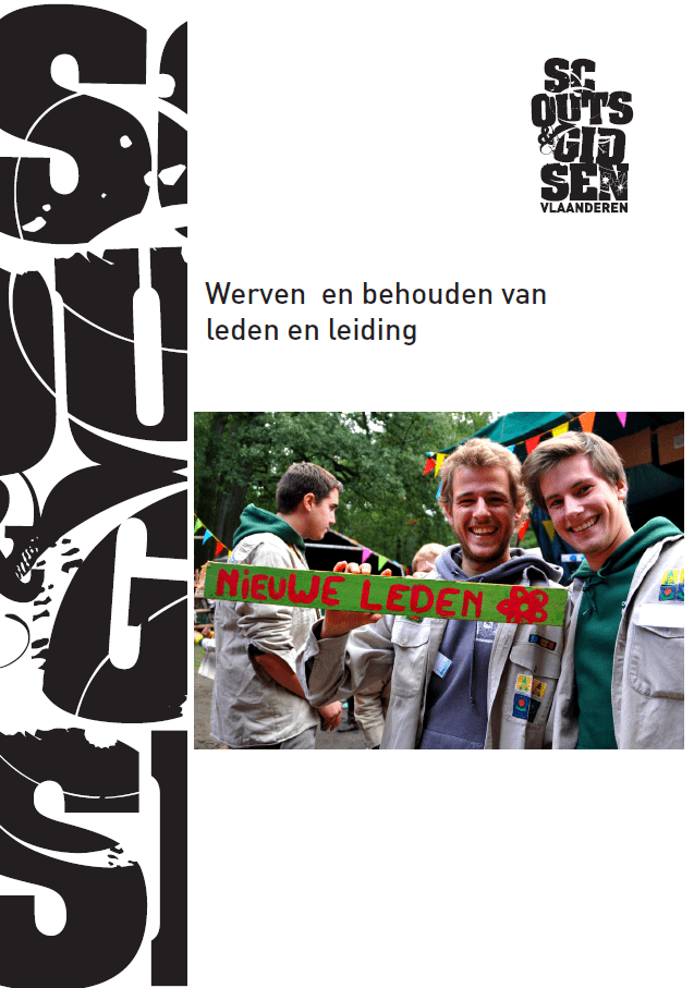 cover van de brochure werven en behouden van leden