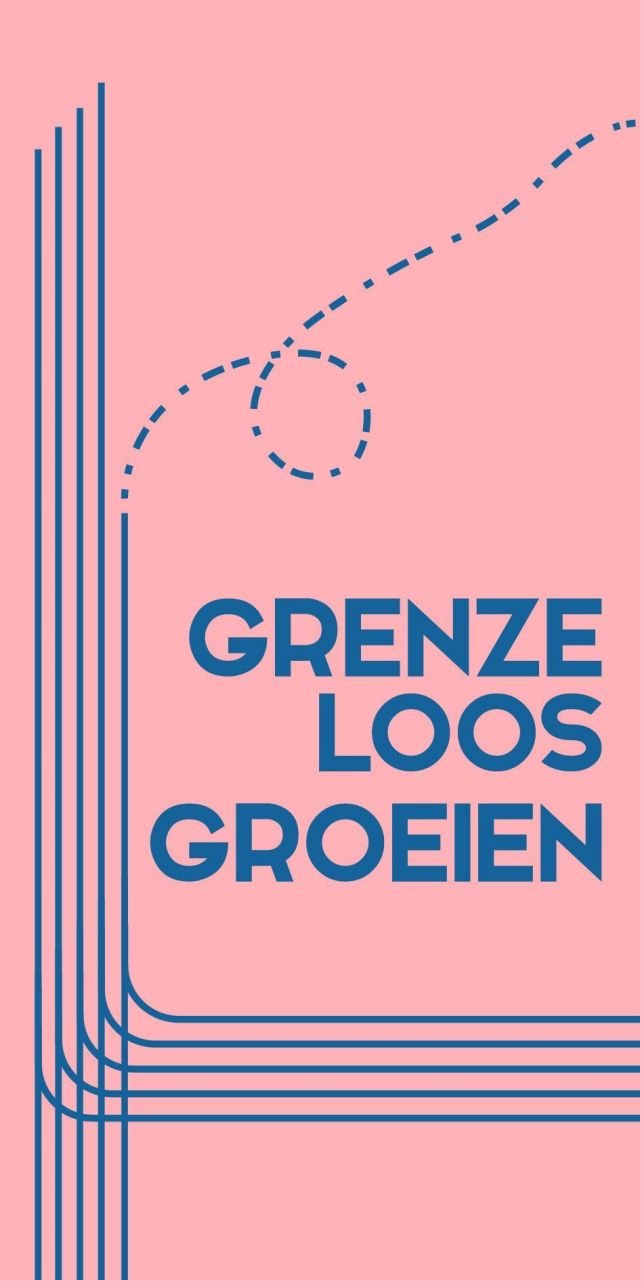 Logo jaarthema grenzeloos groeien