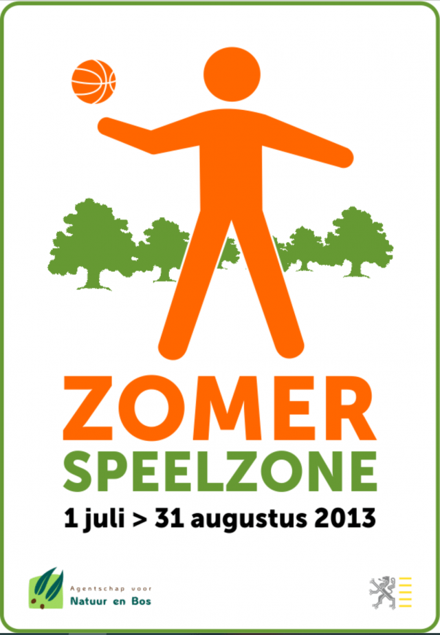 Bord zomerspeelzone