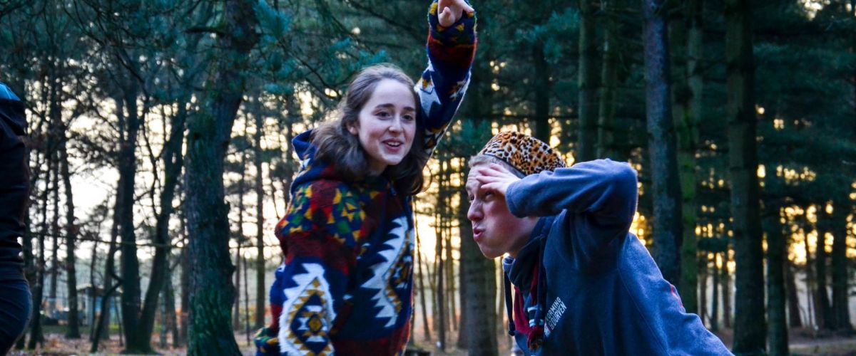 Trijn Nyckees twee leiding in het bos
