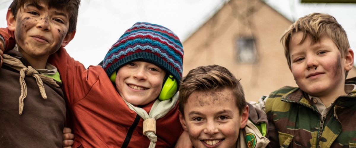 Kaat Baeyens 4 tevreden scouts
