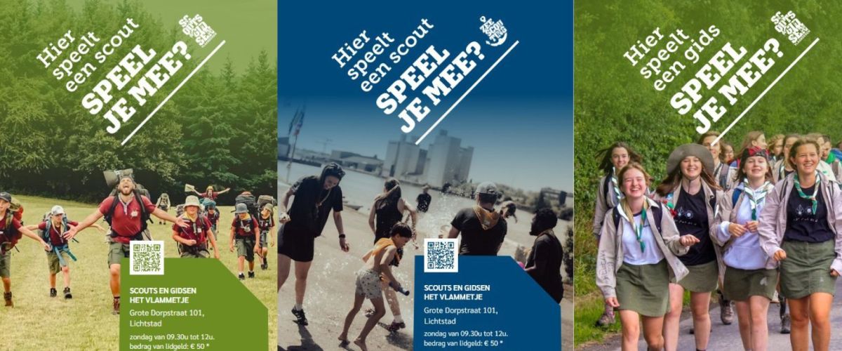 Drie posterbeelden voor ledenwervingscampagne Drie posterbeelden voor ledenwervingscampagne
