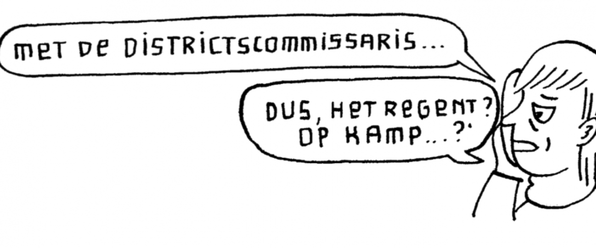 mopje over een districtscommissaris mopje over een districtscommissaris