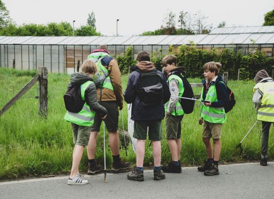 Scouts op tocht