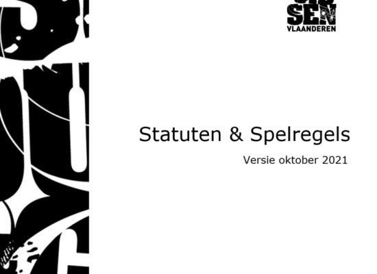 cover van de brochure spelregels en statuten