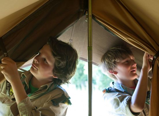 Scouts in tenten
