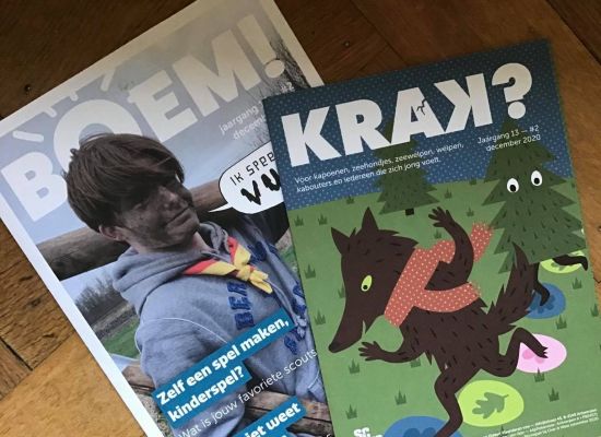 covers van Krak?Boem! , de twee ledentijdschriften