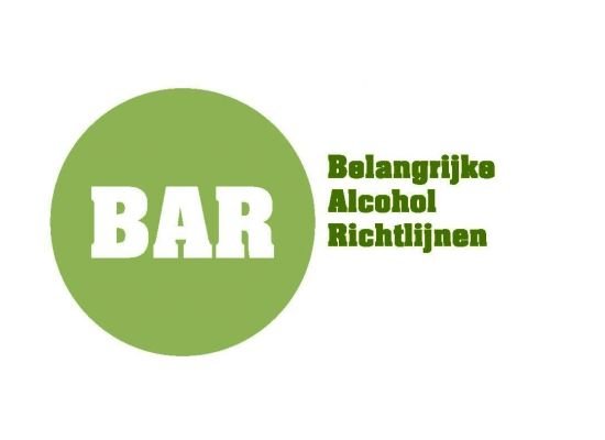 Logo van BAR, de tool voor een alcoholbeleid in je groep.