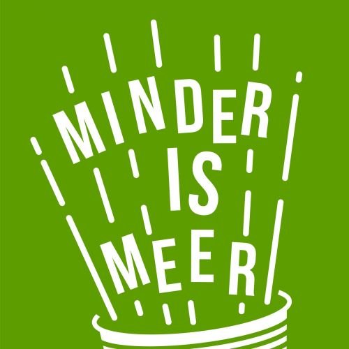 Logo jaarthema minder is meer