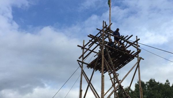 Kabelbaan van een toren