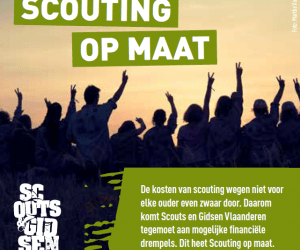 cover flyer scouting op maat