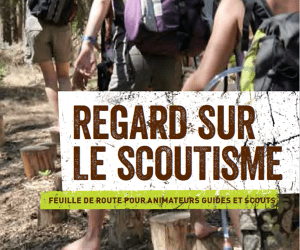 cover van het boekje Regard sur le scoutisme