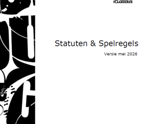 Cover van de brochure spelregels en statuten
