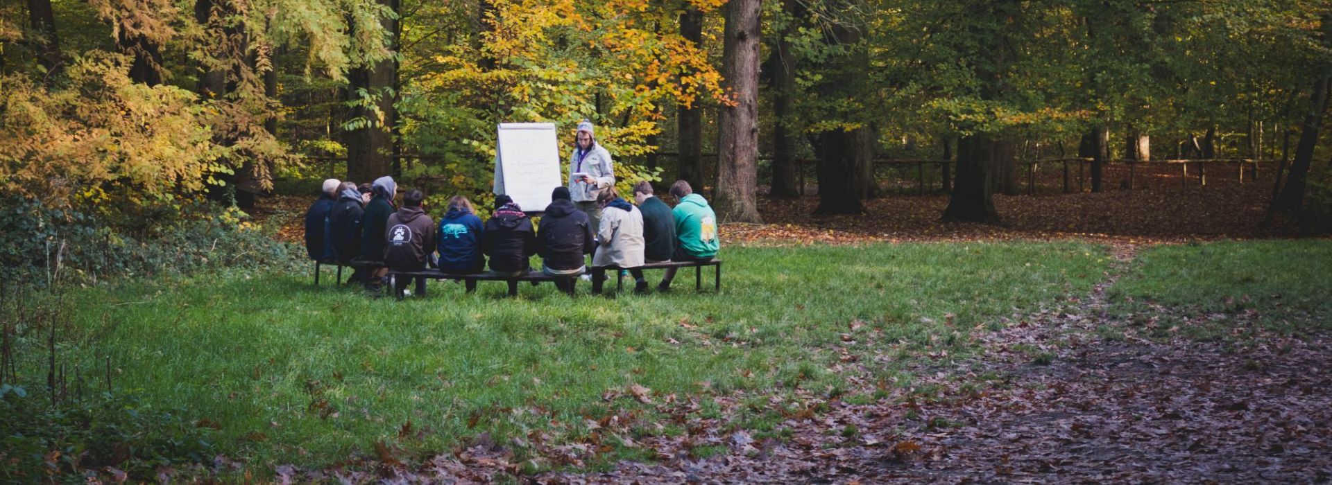 groep leiding overlegt